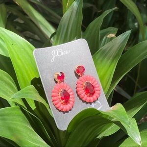 J.Crew Red/Coral red earrings